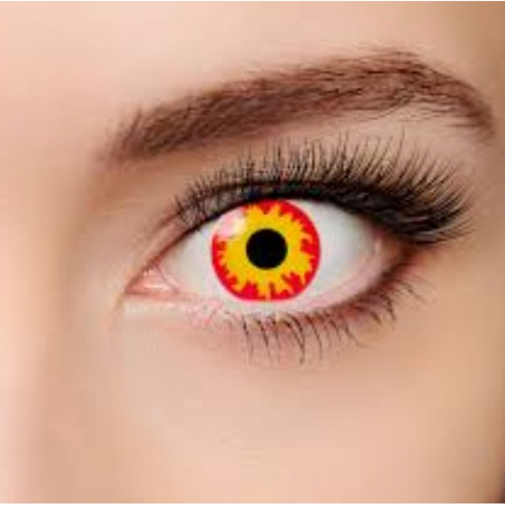 Lente de Contato Crazy Flamejante - Lentes de Contato