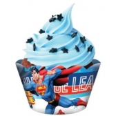 Cupcake Wrapper Superman c/8 Junco - Temas Infantis