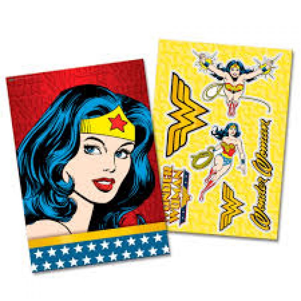 Kit Decorativo Mulher Maravilha Festcolor - Temas Infantis