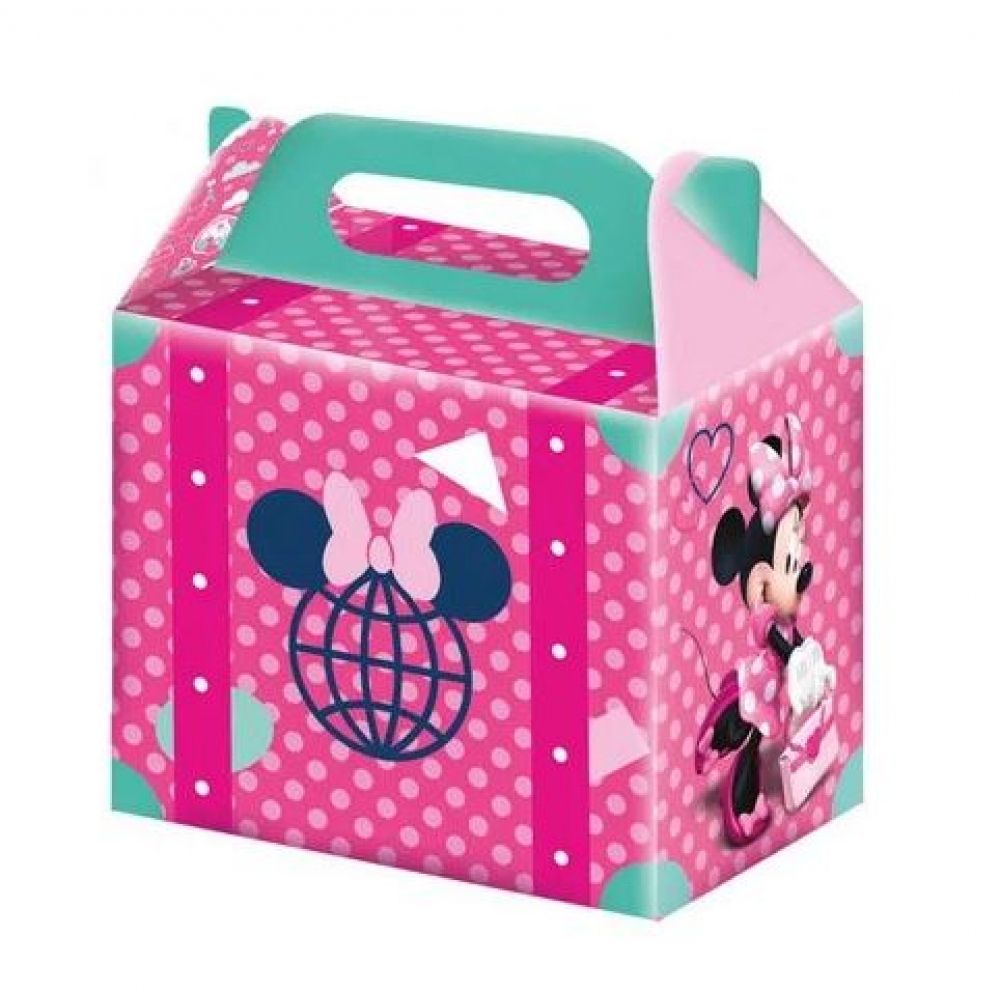 Caixa Surpresa Minnie Rosa c/8 Regina Festas - Temas Infantis