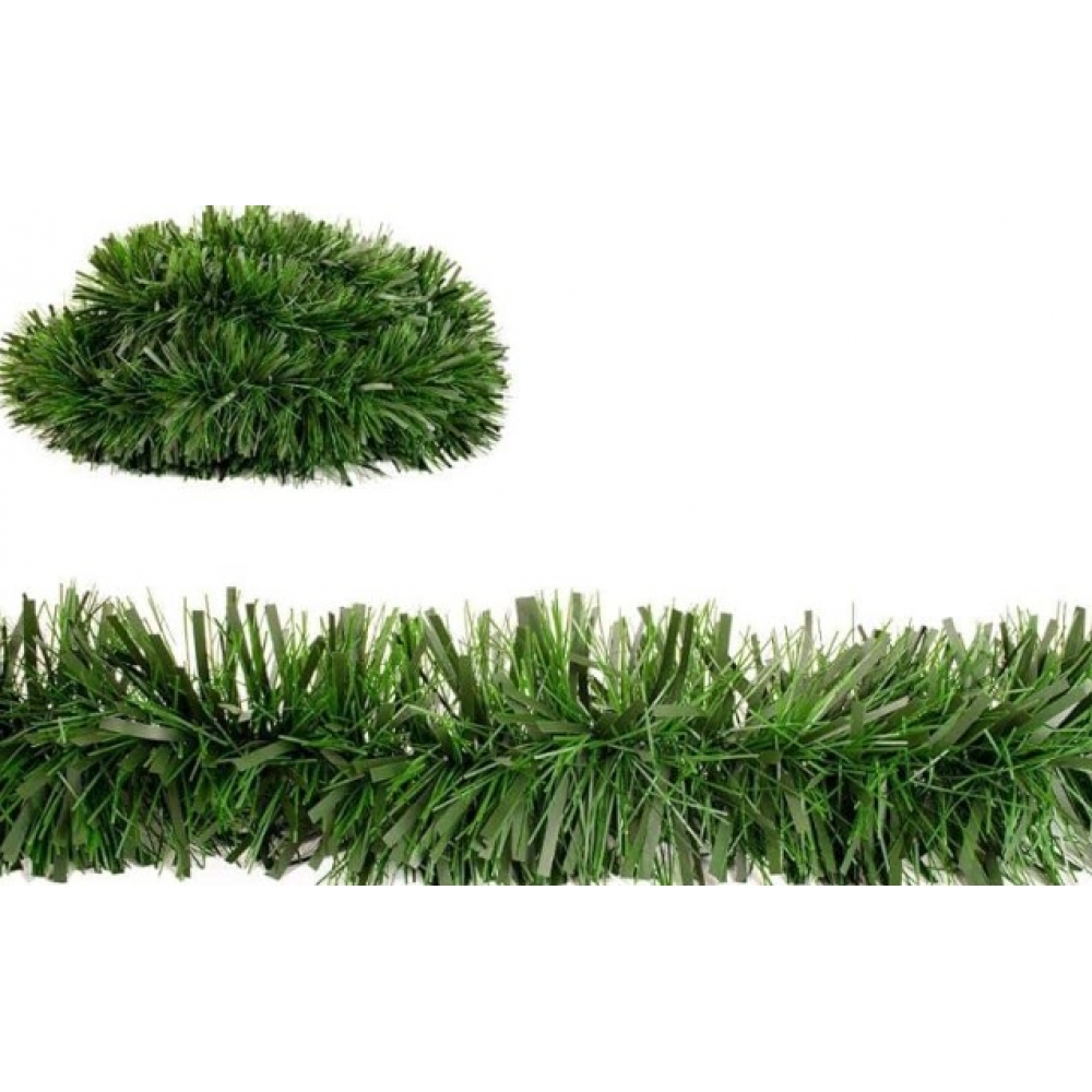Festão de Natal Quádruplo Fougeron 15cm Verde 5 Metros - Natal