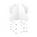 Kit Decorativo Chuva de Amor 3D Junco - Temas Infantis