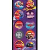 Adesivo Redondo Disney Carros c/30 Regina Festas - Temas Infantis
