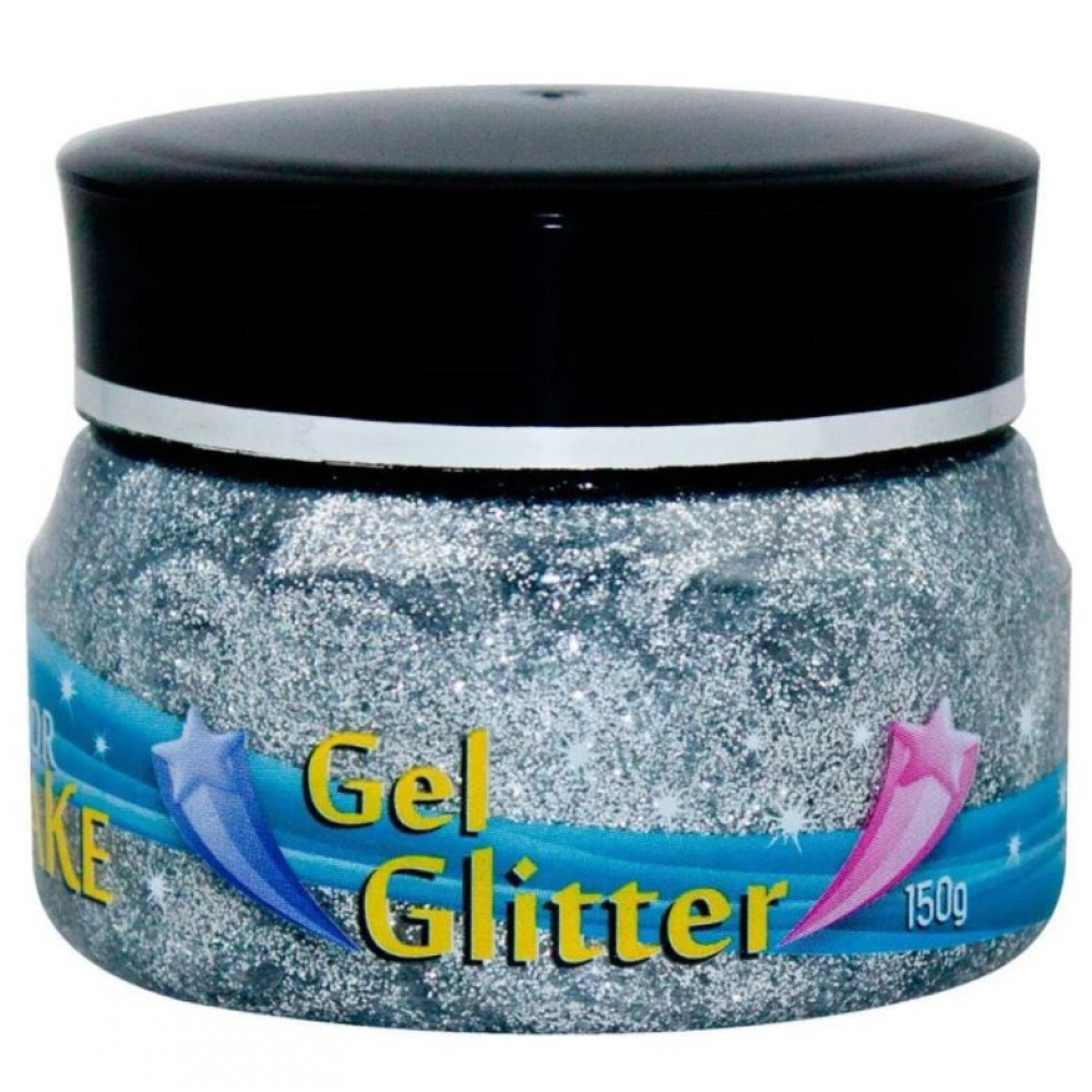 Gel Glitter 150g Colormake - Prata
