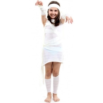 Fantasia Múmia Feminina Infantil Sulamericana