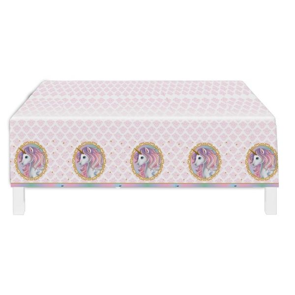 Toalha Plástica de Mesa Unicórnio Festcolor - Temas Infantis