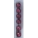 Enfeite Bola Natalina Estampada Marsala 8cm c/6 - Natal