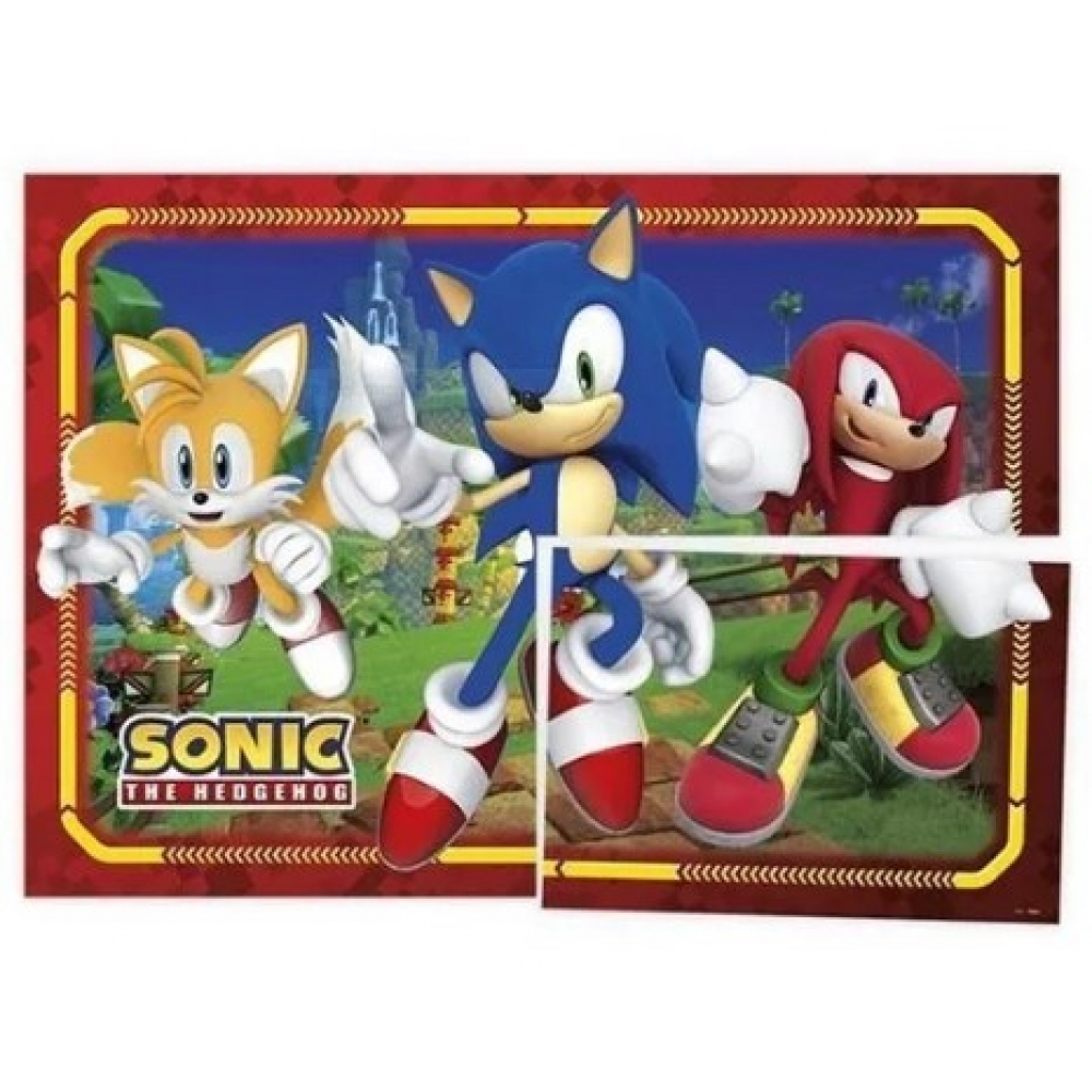 Painel Decorativo Sonic Regina Festas - Temas Infantis