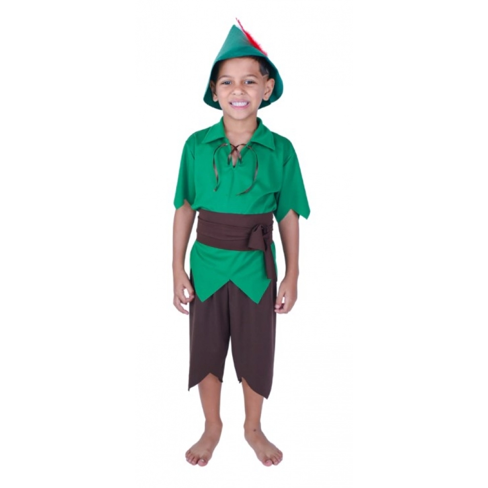 Fantasia Menino da Floresta Infantil Muvilê - Fantasias Infantis