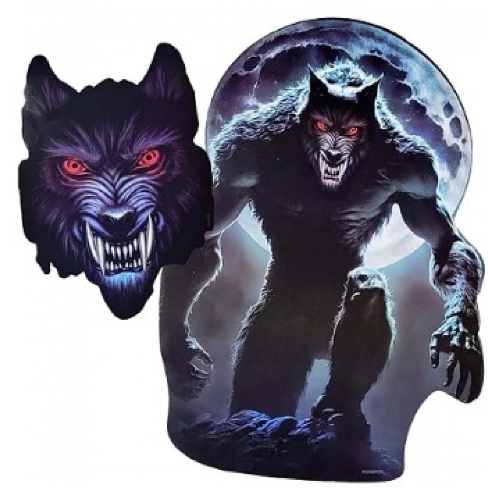 Kit Painel Halloween Lobisomem c/2 Kaixote - Halloween