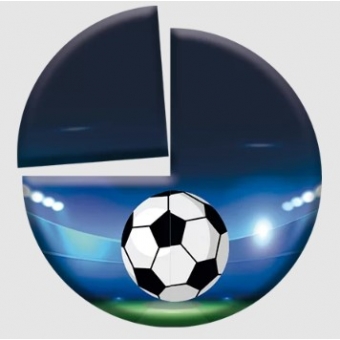 Painel Gigante Redondo Futebol Junco