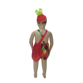 Fantasia Palhaço Suspensório Bebê Tom Sobre Tom