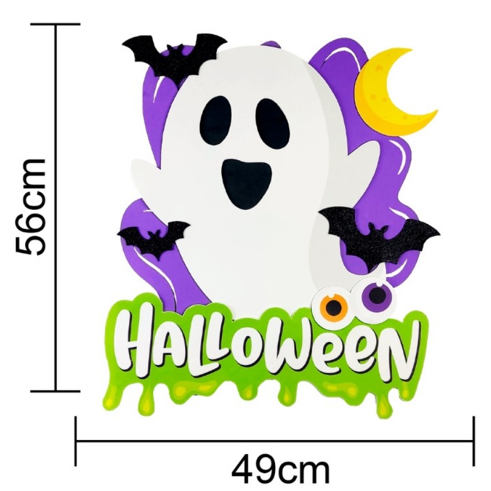 Painel E.V.A Halloween Fantasma Cut Piffer - Halloween