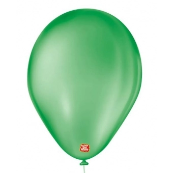 Balão 7 Liso Verde Bandeira c/50 São Roque
