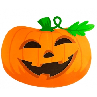 Painel E.V.A Halloween Abóbora Cute Piffer