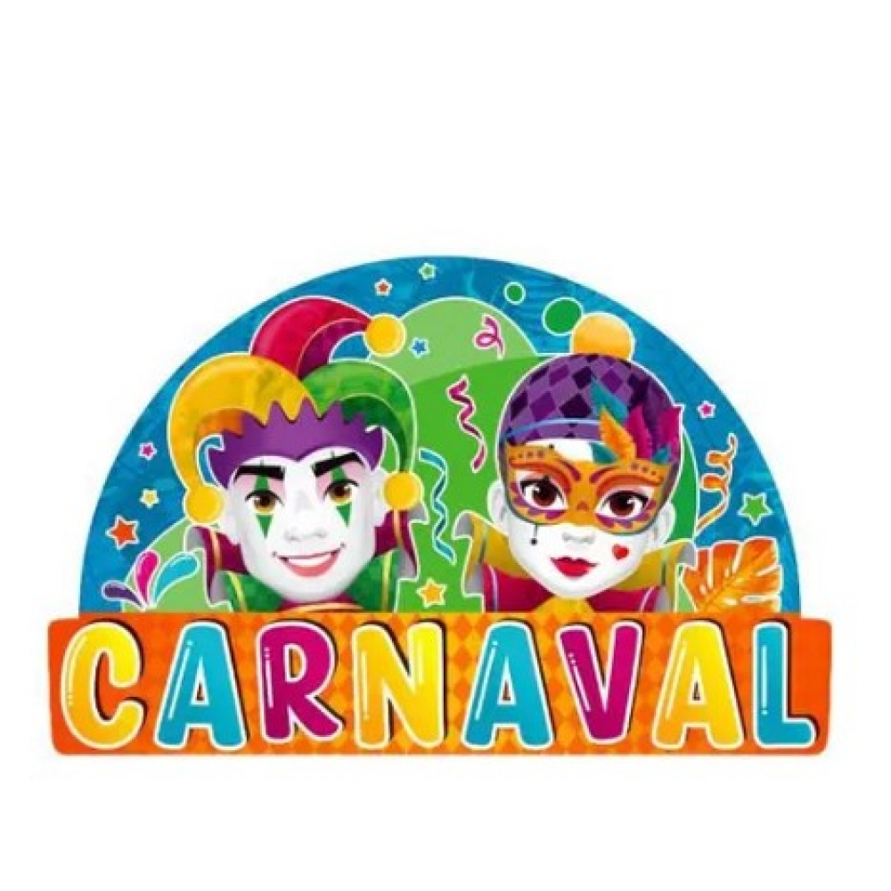 Painel E.V.A Carnaval Letreiro Impresso Piffer - Carnaval