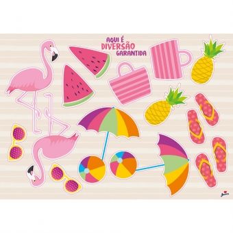 Kit Decorativo Tropical Junco