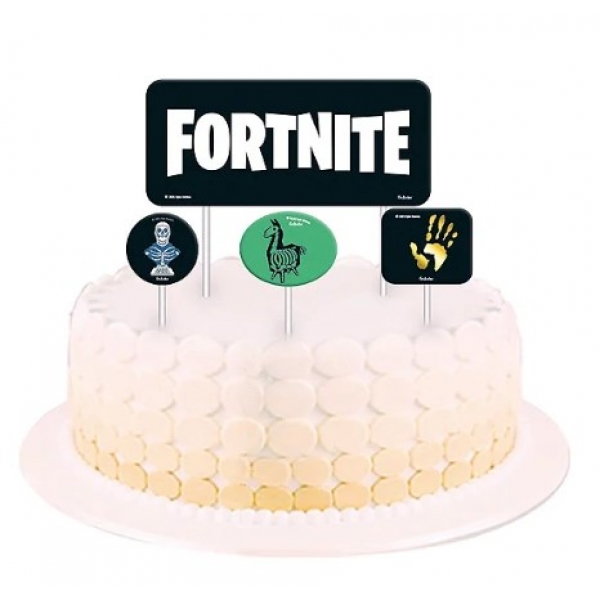 Topo Para Bolo Fortnite Festcolor - Temas Infantis
