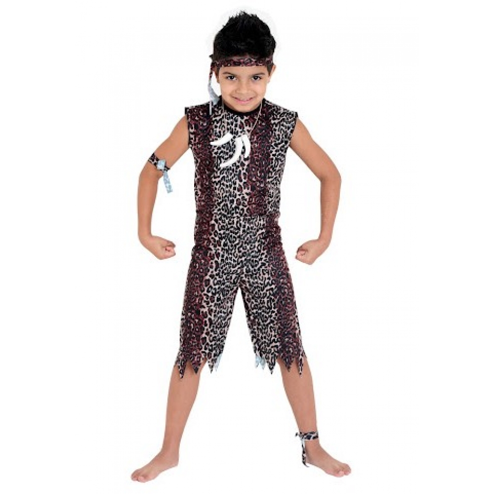 Fantasia Homem das Cavernas infantil Sulamericana - Outlet