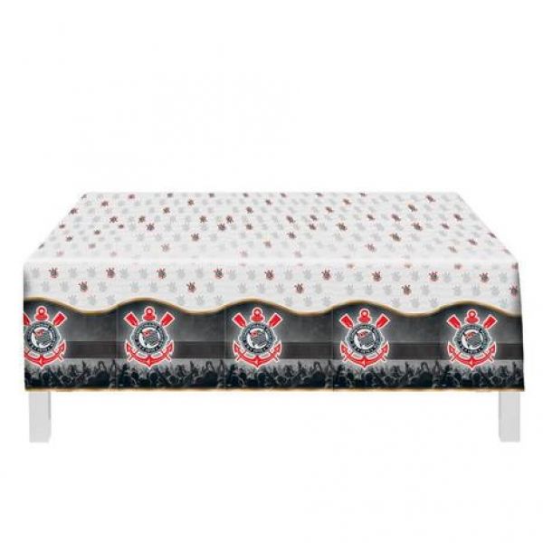 Toalha Plástica de Mesa Corinthians Festcolor - Clubes de Futebol