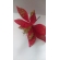 Enfeite Natalino Flor Veludo Com Glitter - Natal