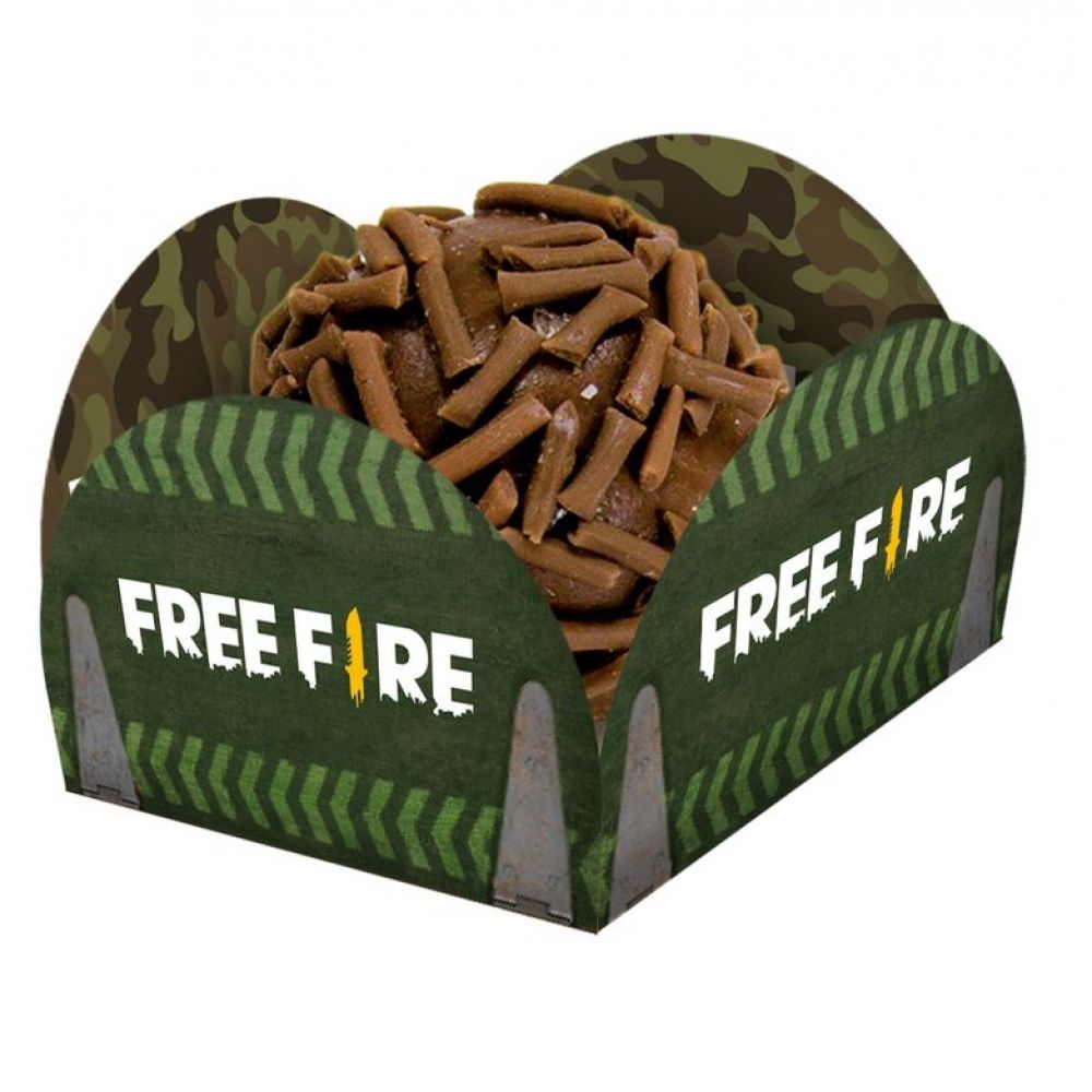 Porta Forminha Free Fire c/40 Festcolor - Temas Infantis