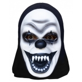 Máscara Látex Palhaço Mortal Capuz Spook - Máscaras de Terror
