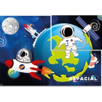 Painel Decorativo Espacial Regina Festas