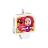 Vela de Aniversário Masha e o Urso Regina Festas - Temas Infantis
