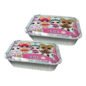 Kit Marmitinha Com Tampa Boneca Lol c/8 Regina Festas - Temas Infantis