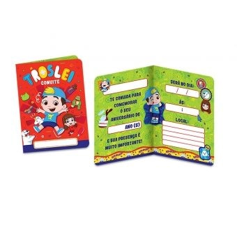 Convite Luccas Neto c/8 Regina Festas