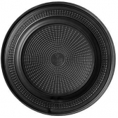Prato 15cm Biodegradável Preto c/10 Trik Trik - Descartáveis