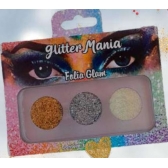 Paleta Glitter Cremoso 3 Cores Folia Glam Rostinho Pintado - Maquiagem