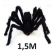 Aranha Halloween Preta Peluda Grande - Halloween