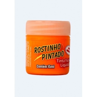 Tinta Facial Líquida 15ml Laranja Rostinho Pintado