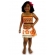 Fantasia Princesa Maori Flor Moana Infantil Masquerade - Fantasias Infantis