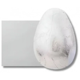 Papel Chumbo Para Ovos de Páscoa Prata c/5 Anelli