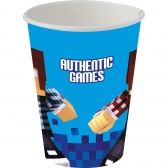 Copo de Papel Authentic Games 200ml c/8 Festcolor - Temas Infantis