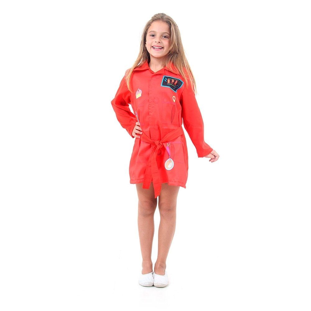 Fantasia DPA Vermelho Pop Infantil Sulamericana - Infantis