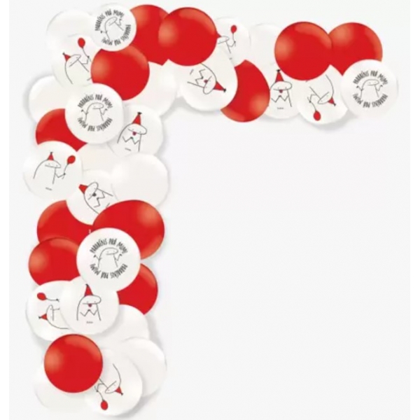 kit Arco Fácil de Balões Flork Meme Festcolor - Temas Variados