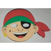 Máscara Pirata E.V.A Grinfest - Máscaras