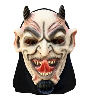 Máscara Látex Lúcifer Capuz Spook