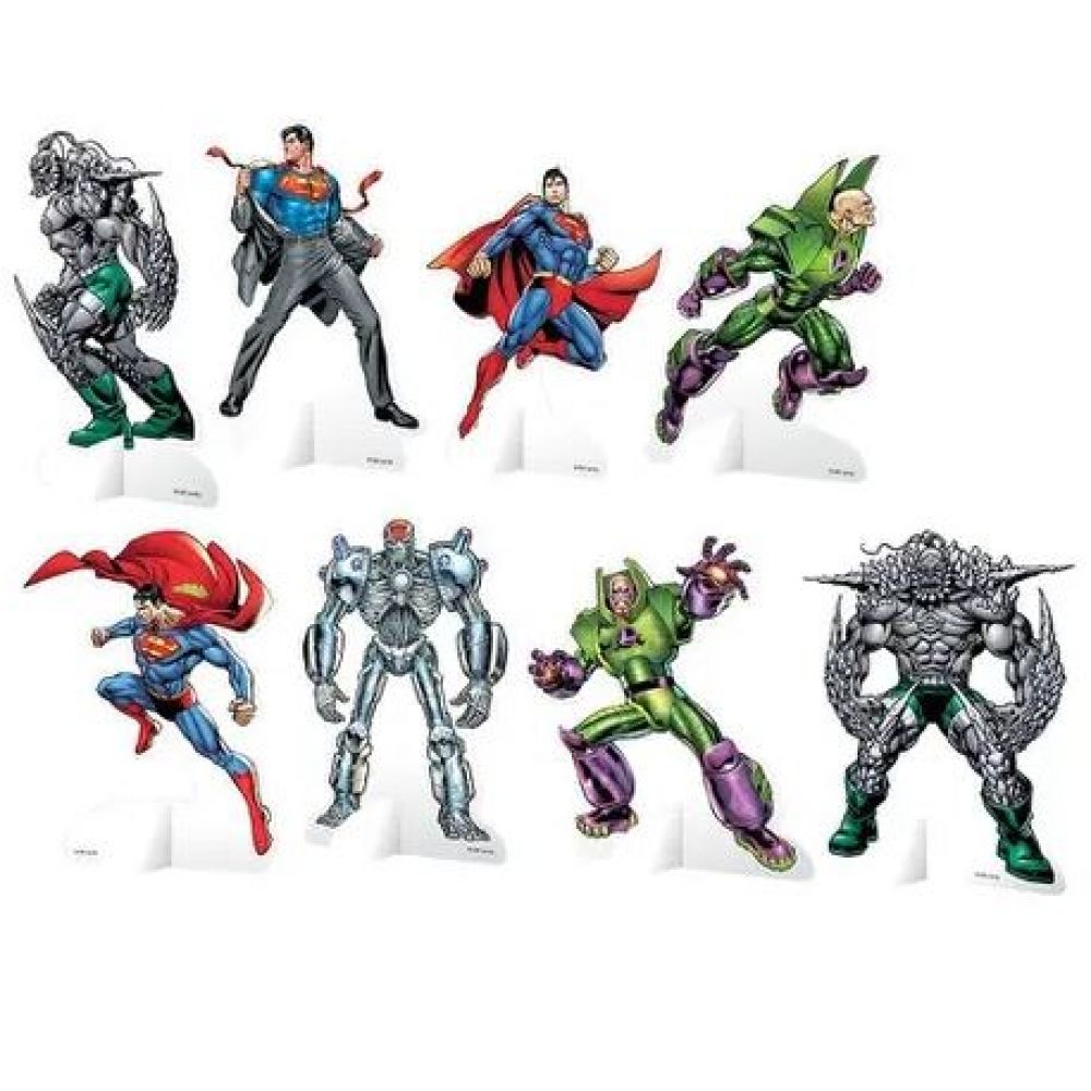 Decoração de Mesa Superman c/8 Festcolor - Temas Infantis
