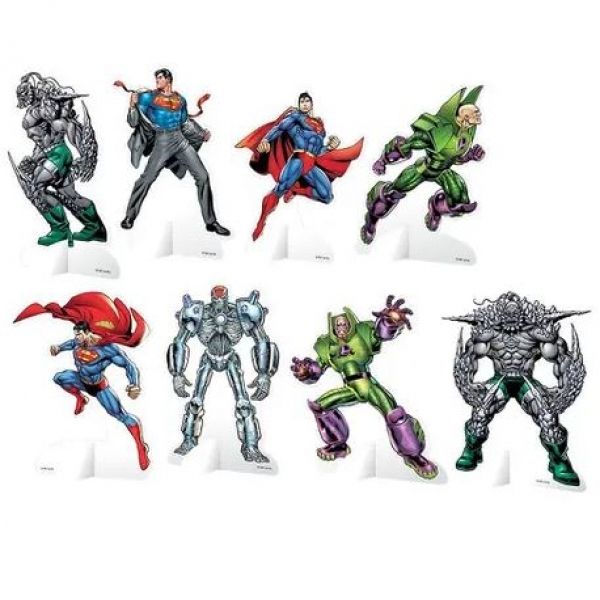 Decoração de Mesa Superman c/8 Festcolor - Temas Infantis