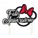 Topo de Bolo MDF Minnie Mouse Grintoy - Temas Infantis