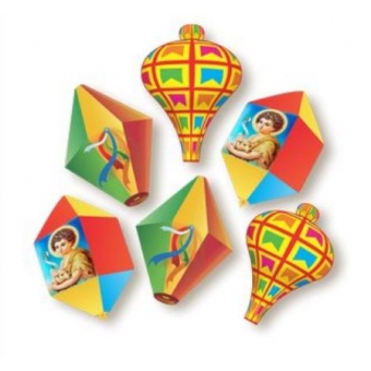 Mini Painel Balão c/6 Festa Maluca