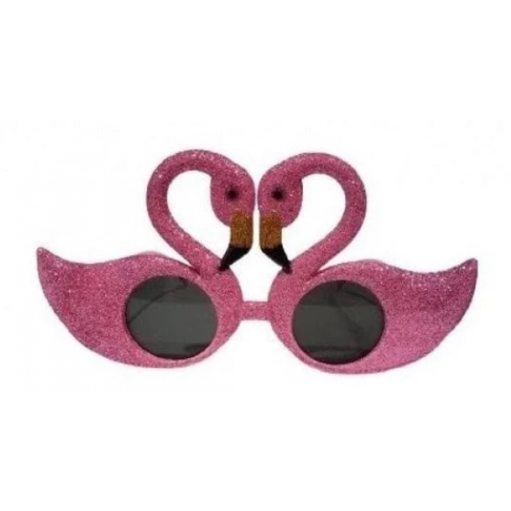 Óculos Fantasia Flamingo Rosa Unidade - acessórios para fantasia