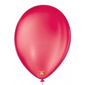 Balão 9 Liso Vermelho Rubi c/50 São Roque - Balões