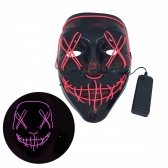 Máscara Halloween com Led - Máscaras Importadas