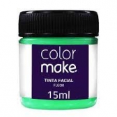 Tinta Facial Líquida 15ml Flúor Verde Colormake - Pintura Facial